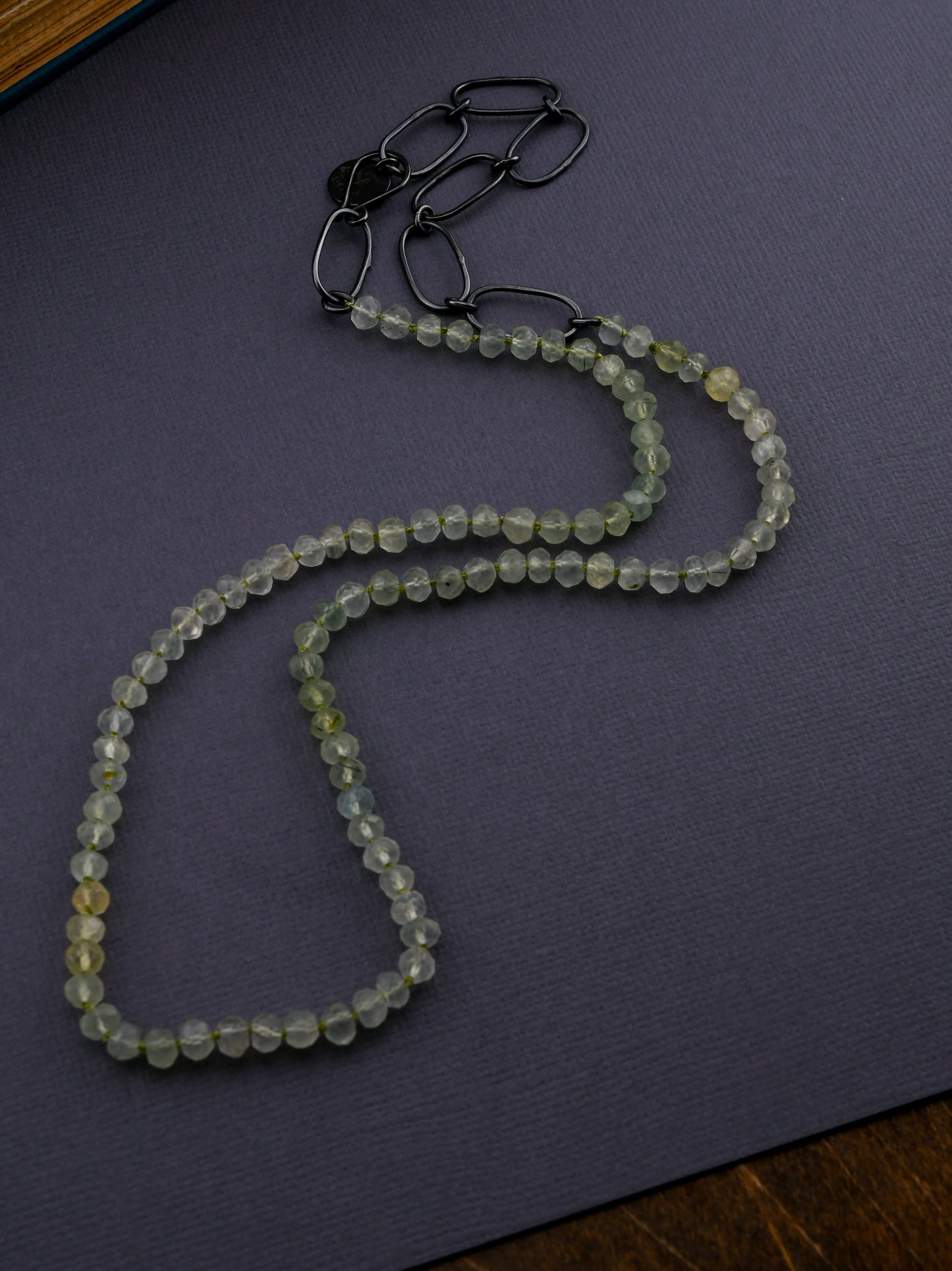 Prehnite Beaded Necklace