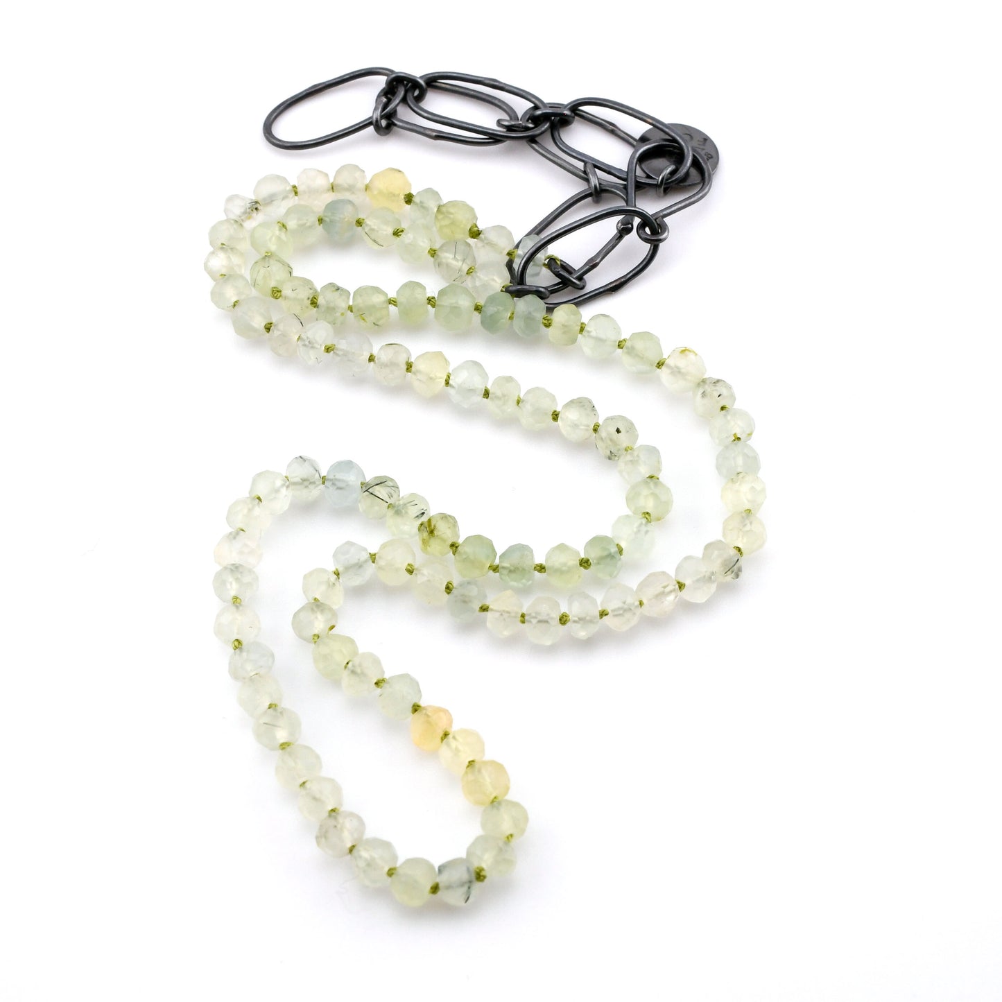 Prehnite Beaded Necklace