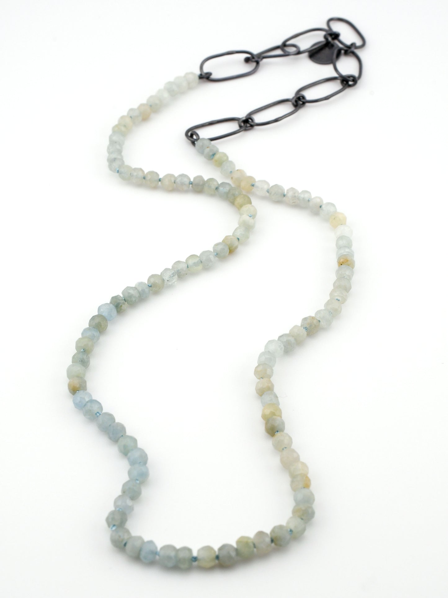 Aquamarine Beaded Necklace