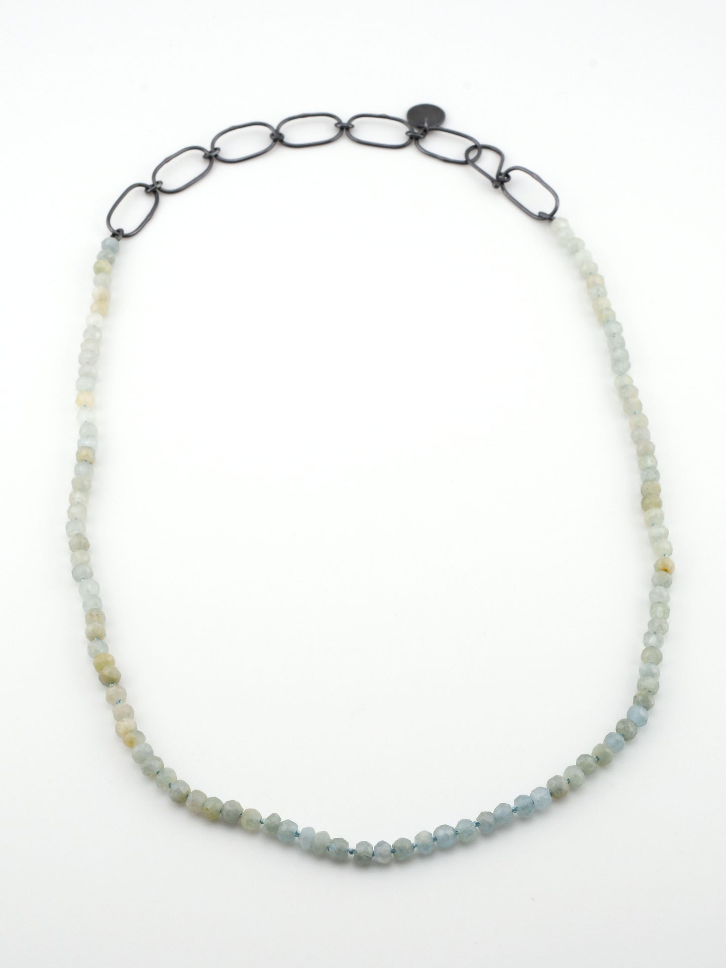 Aquamarine Beaded Necklace