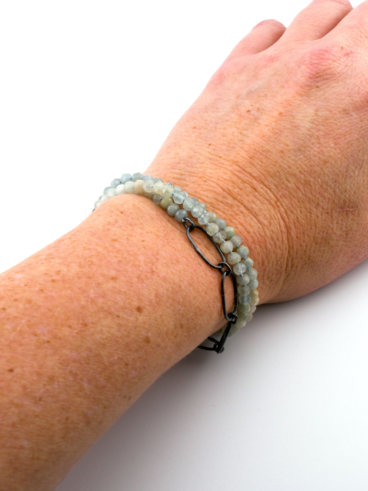 Aquamarine Beaded Necklace