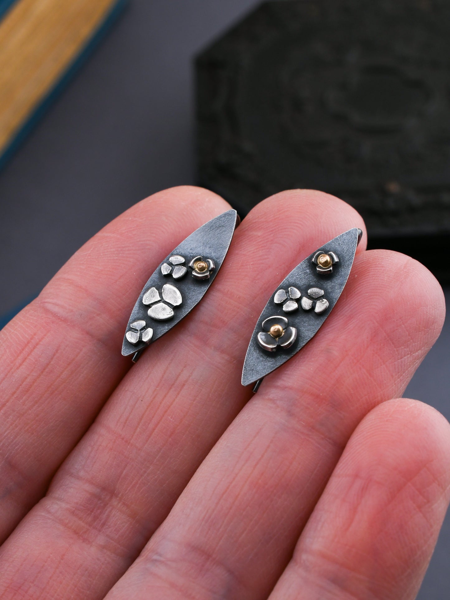 Petite Garland Earrings SS/14k