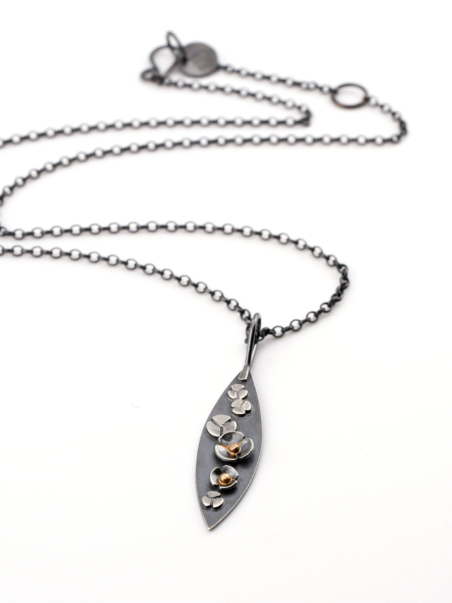 Garland necklace SS/14k