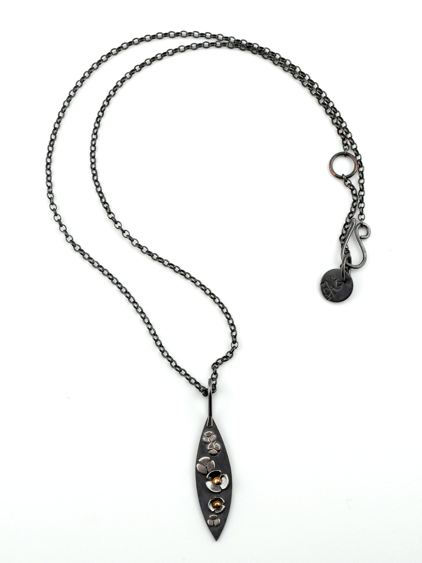 Garland necklace SS/14k