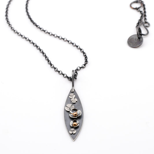 Garland necklace SS/14k