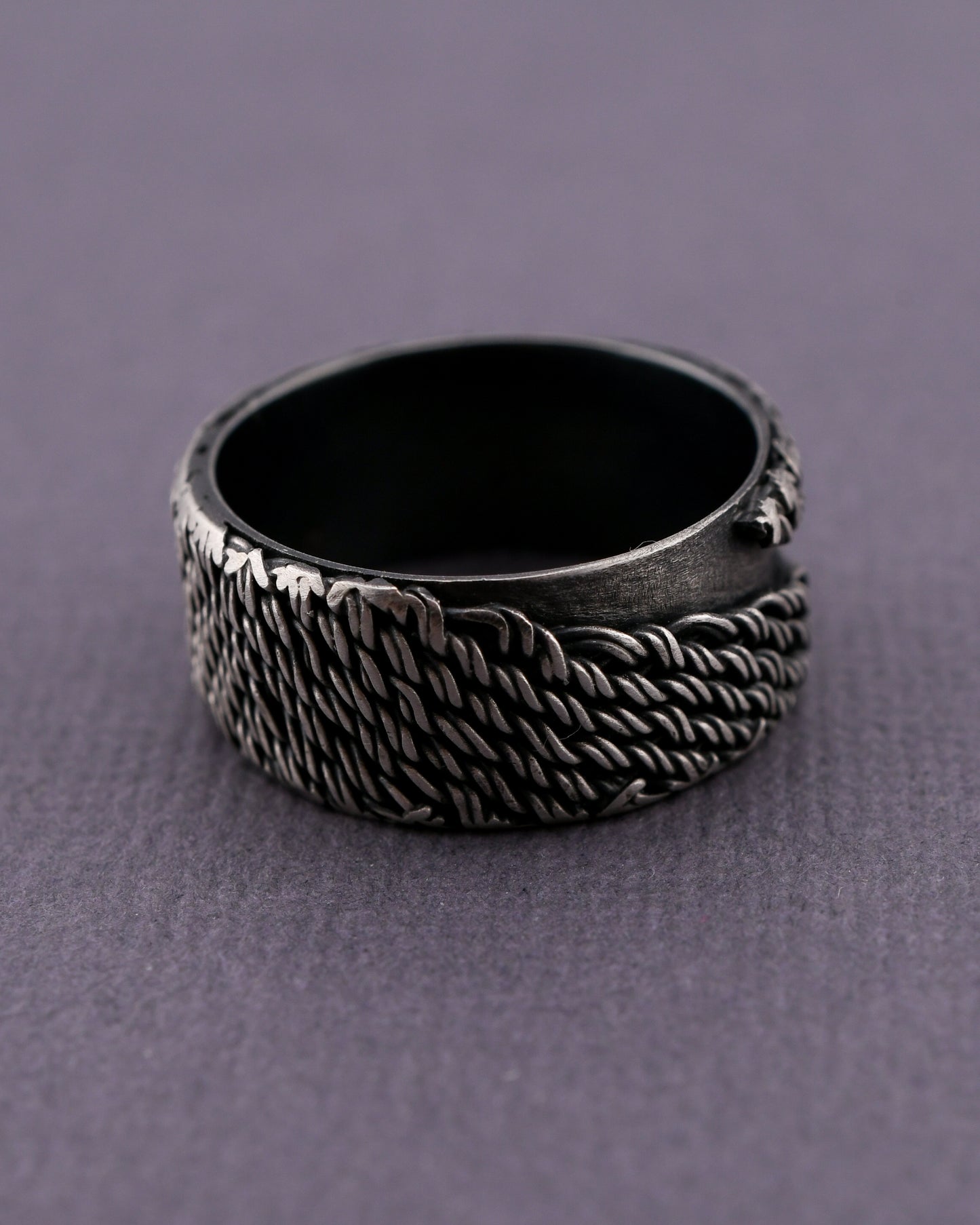 Coil Ring: Wide Band-size 7.75 US