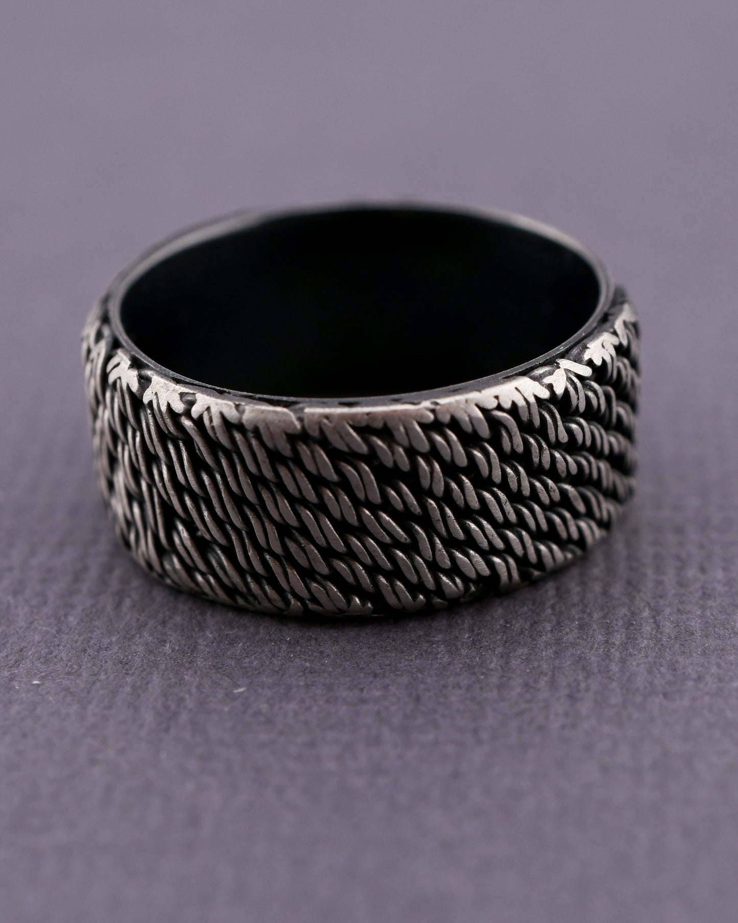 Coil Ring: Wide Band-size 7.75 US