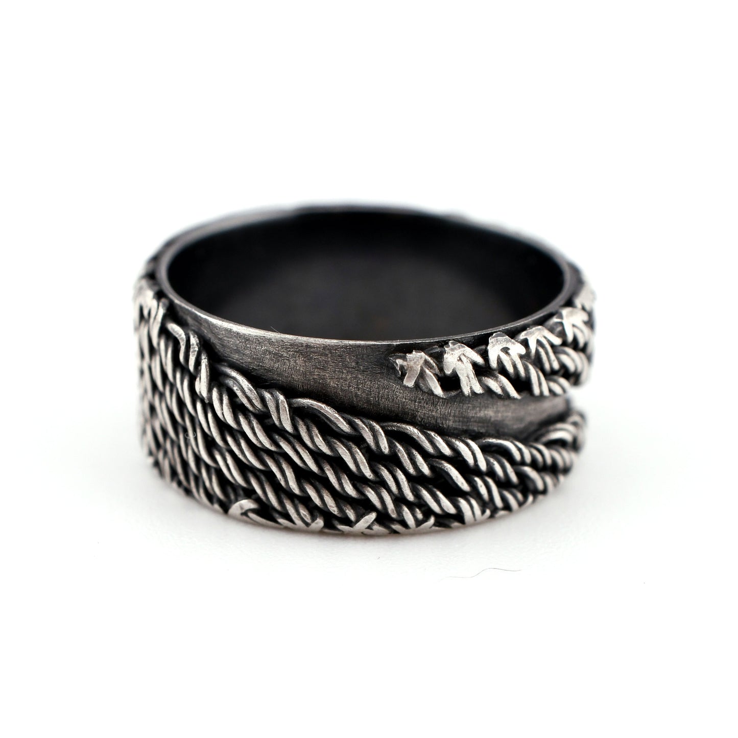 Coil Ring: Wide Band-size 7.75 US