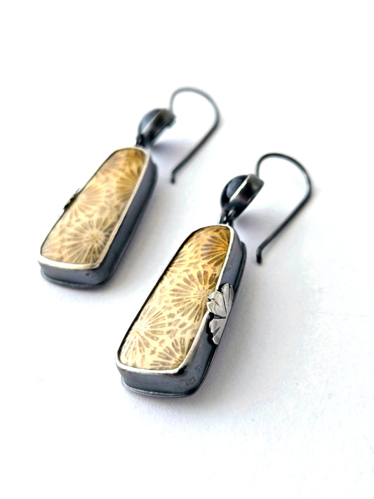 Flourish Earrings with Iolite