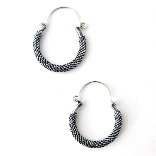 Spiral Hoop Earrings