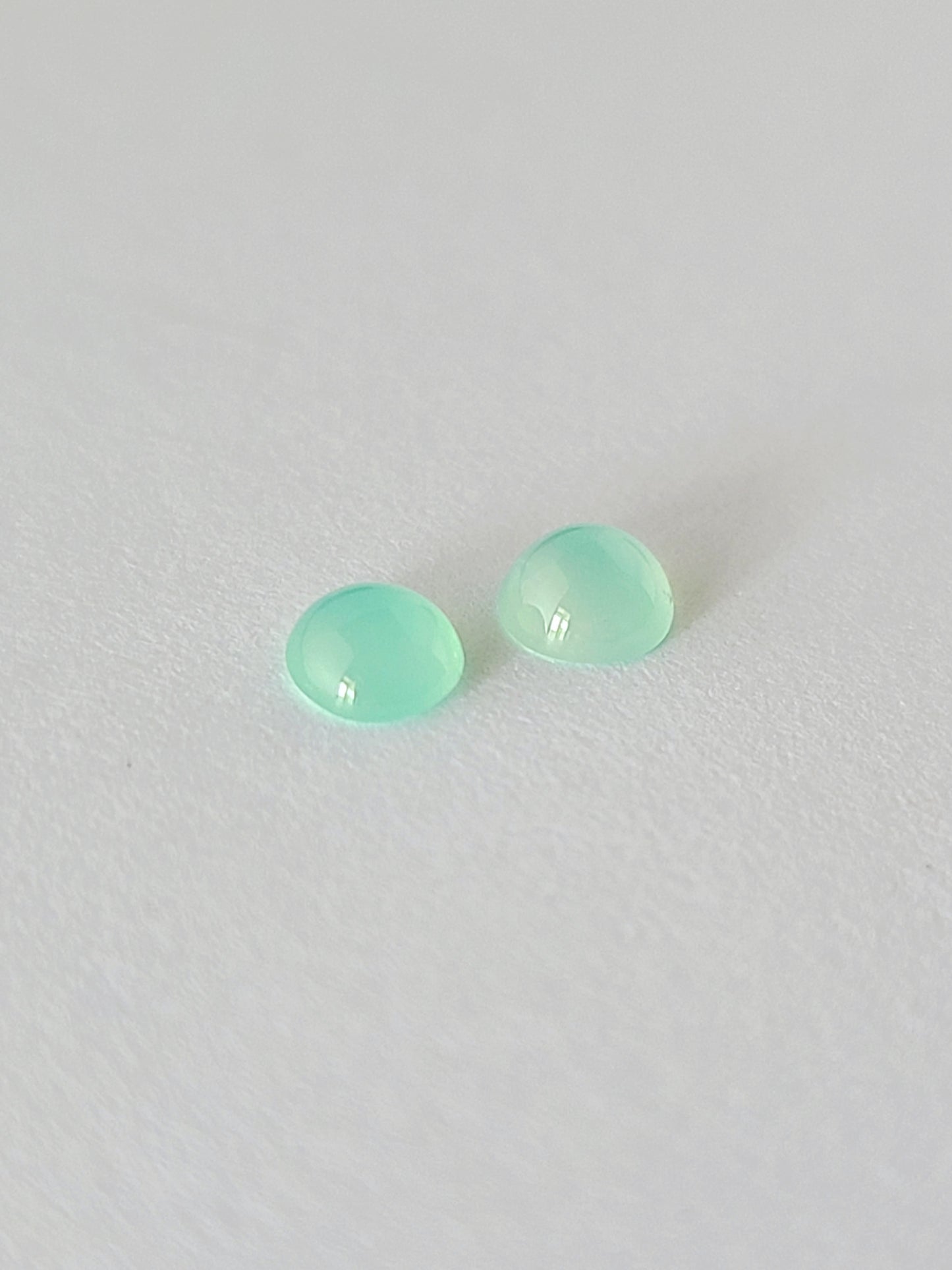 Cupped Gems Stud Earrings Choose Your Stone- 4mm gemstones