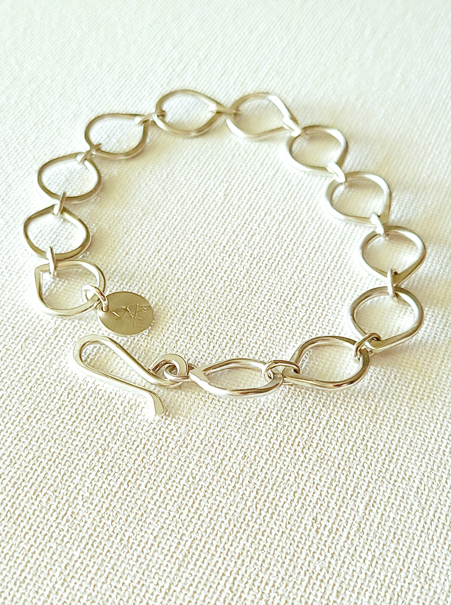 Leaf Chain Bracelet-sterling silver