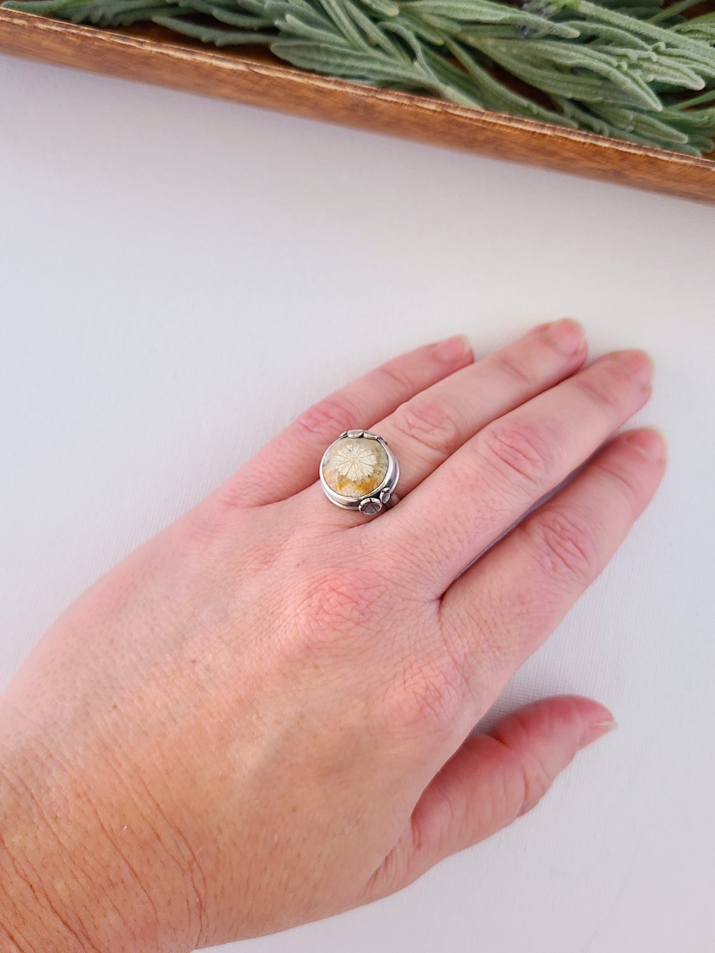 Bouquet ring #4 size 7.25 US